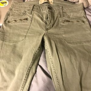 Green jeans